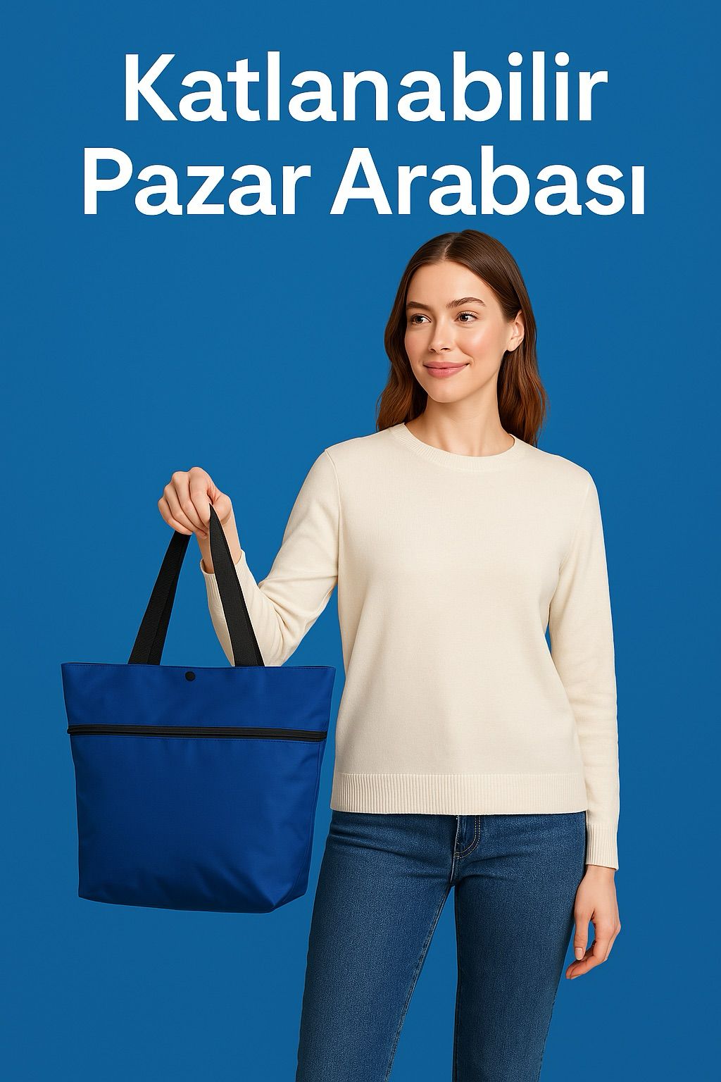 Katlanabilir Pazar Arabası