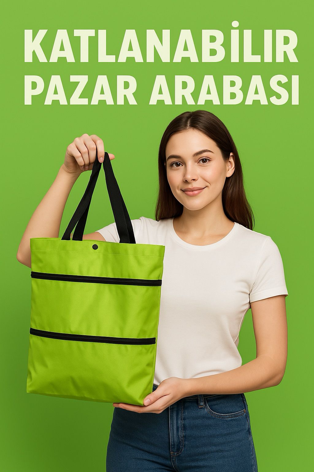Katlanabilir Pazar Arabası