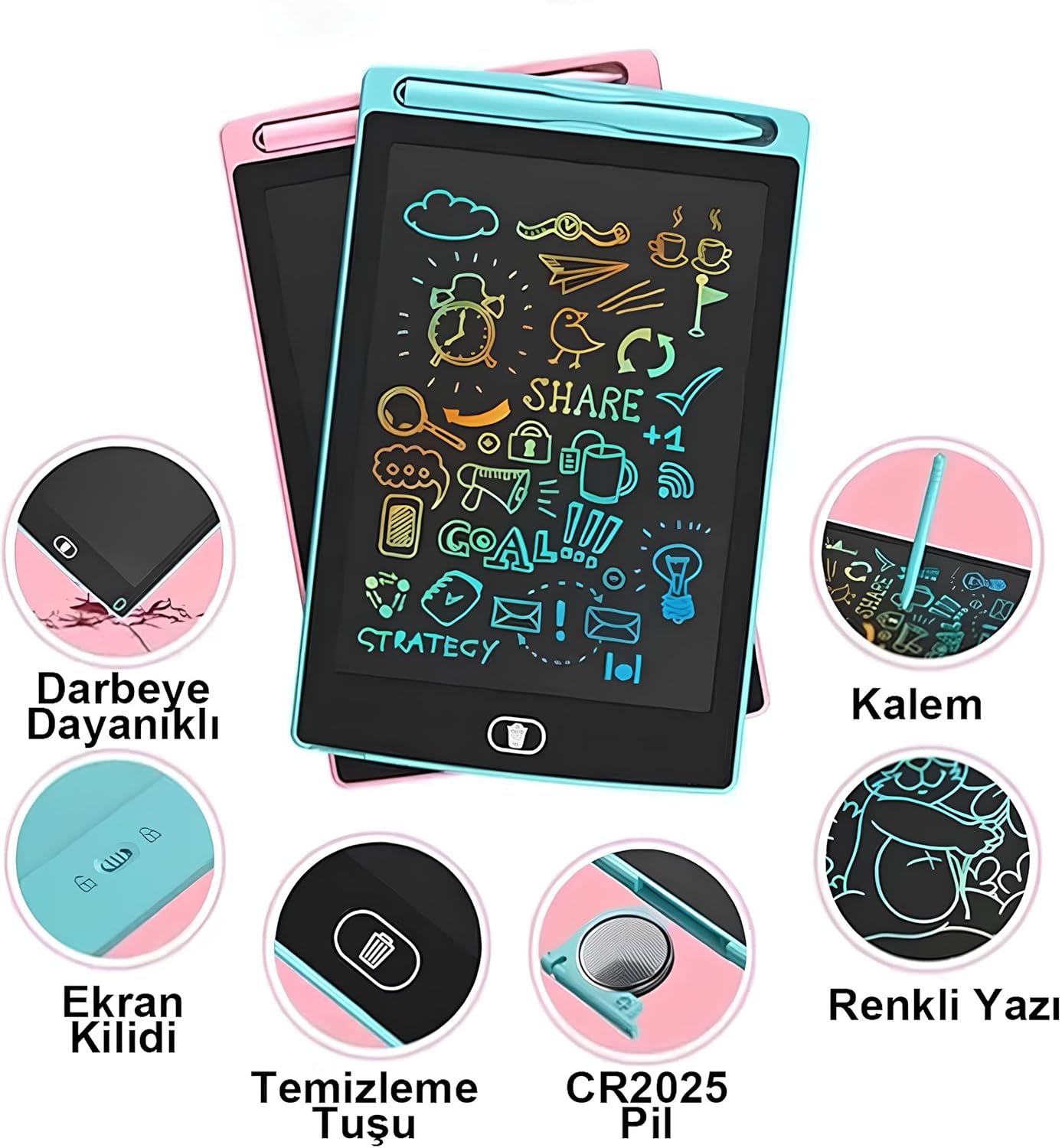 Lcd Çizim Eğitim Tableti