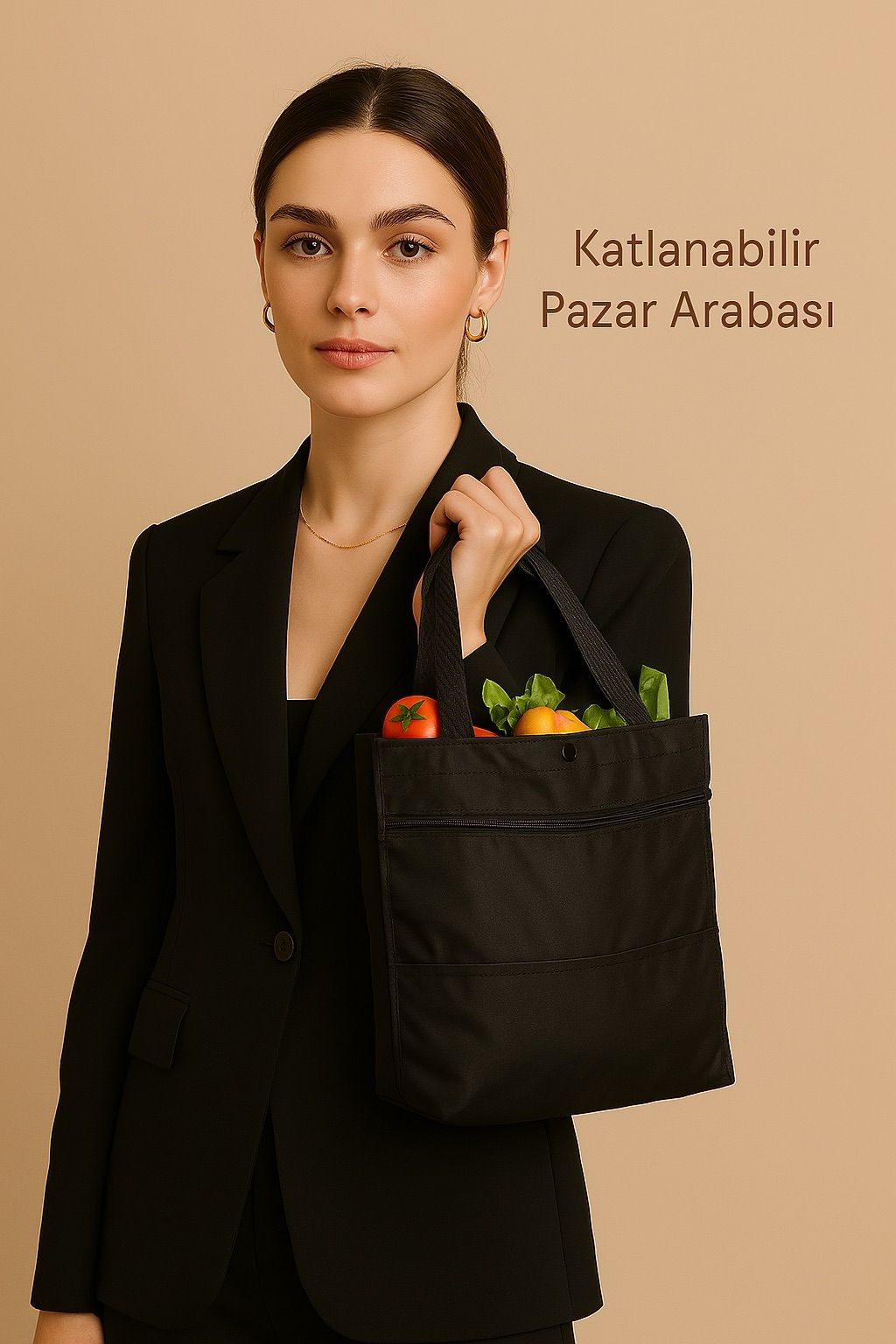 Katlanabilir Pazar Arabası